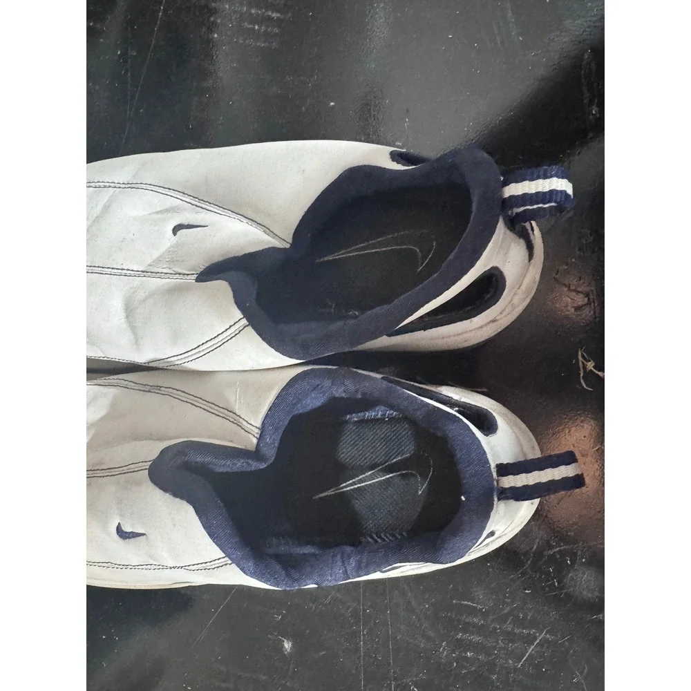 Nike Air Slip On Golf Shoes White‎ Blue Size 8.5